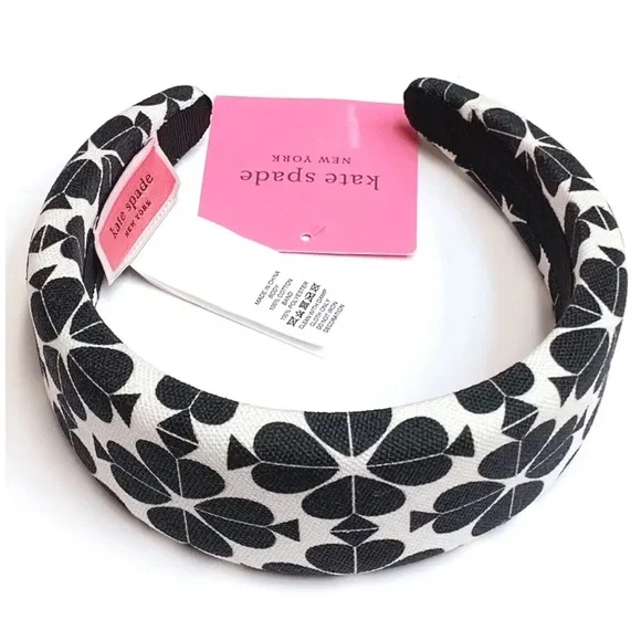 NWT Kate Spade ♠️SPADE FLOWER 100% Cotton Black Spade  display picture 3